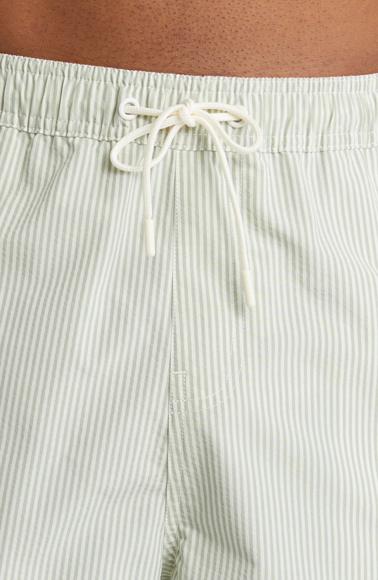 Saturdays NYC Timothy Seersucker Swim Shorts, Alternate, color, 