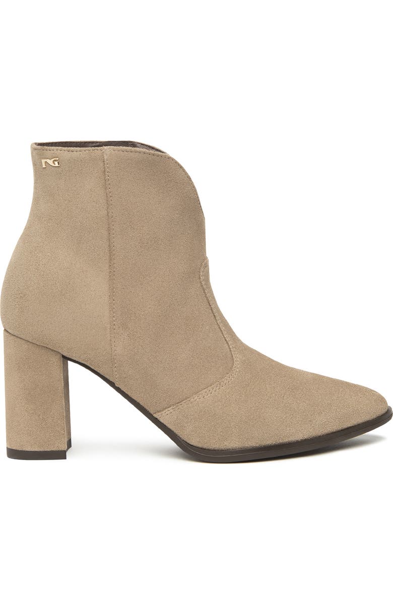 NeroGiardini V-Cut Bootie, Main, color, Taupe