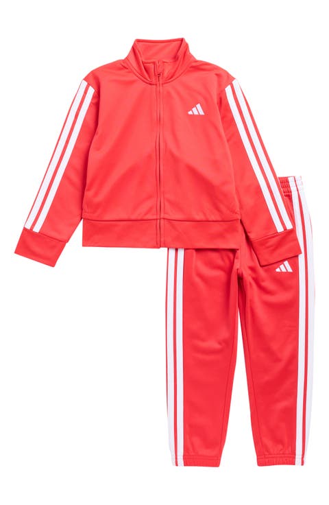 Kids' 3-Stripe Tricot Jacket & Joggers Set (Toddler & Little Kid)