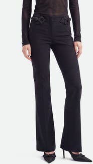 Nocturne Accessory Detail Flare Trousers
