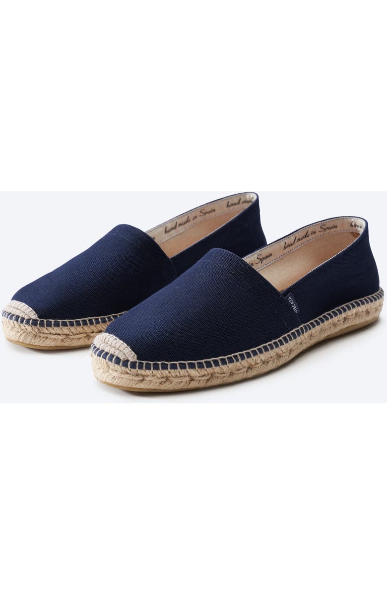 VISCATA Sitges Canvas Men's Espadrilles, Alternate, color, Navy Blue