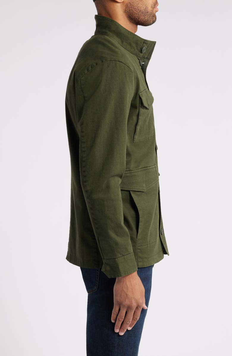 Peter Millar Stowe Reversible Utility Jacket, Alternate, color, Dark Olive