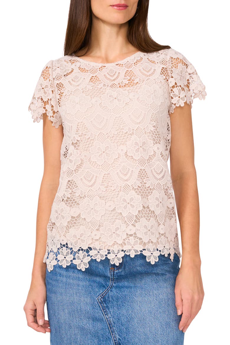 Lace Top, Main, color, RAINY DAY