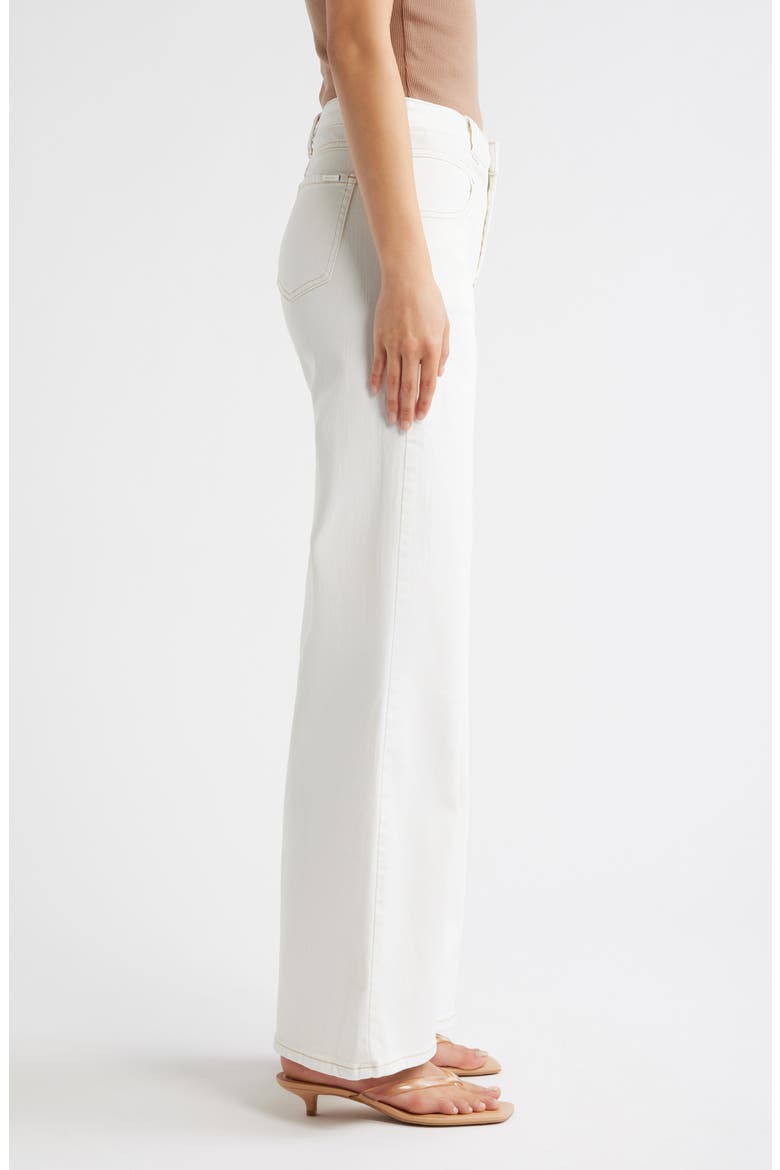 Seam Detail Wide Leg Jeans, Alternate, color, ECRU