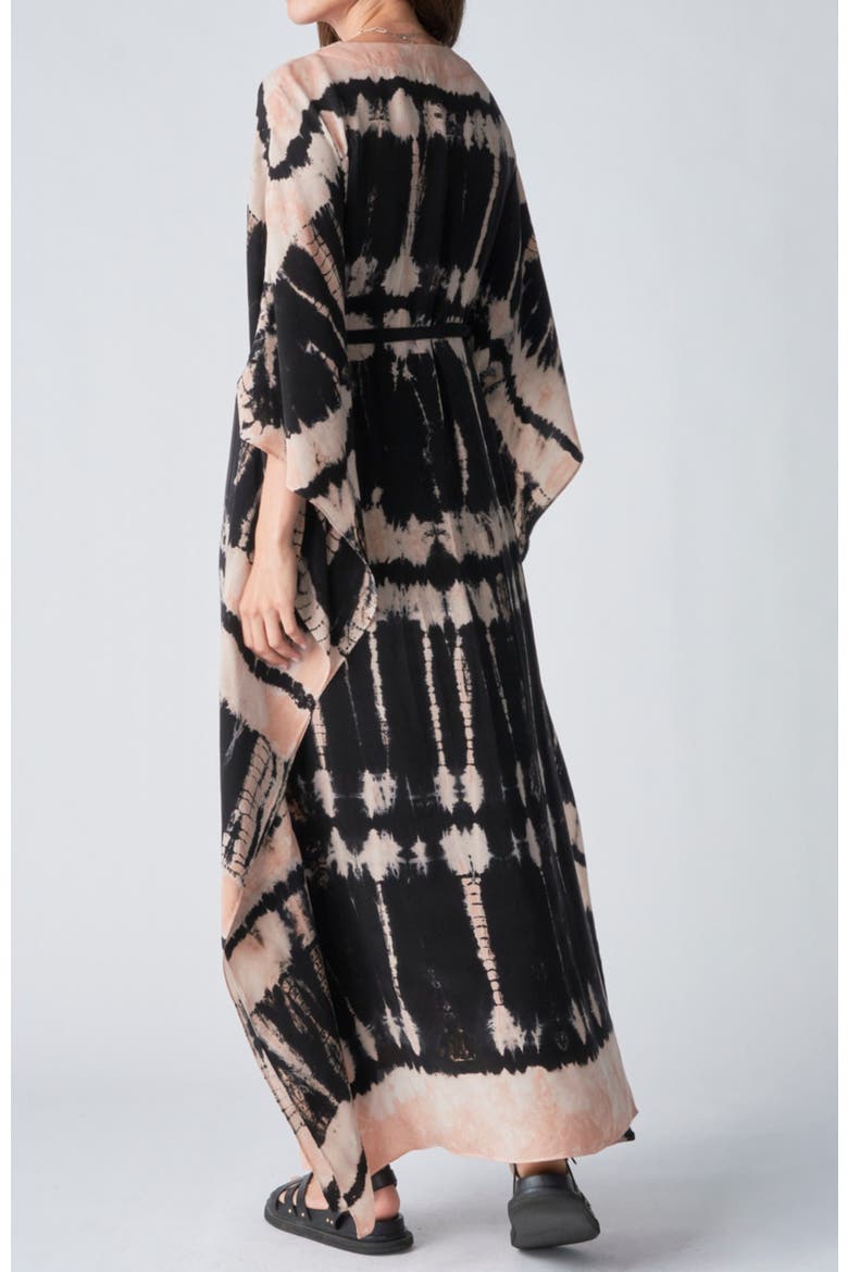 Cupro Caftan, Alternate, color, SedonaAztec
