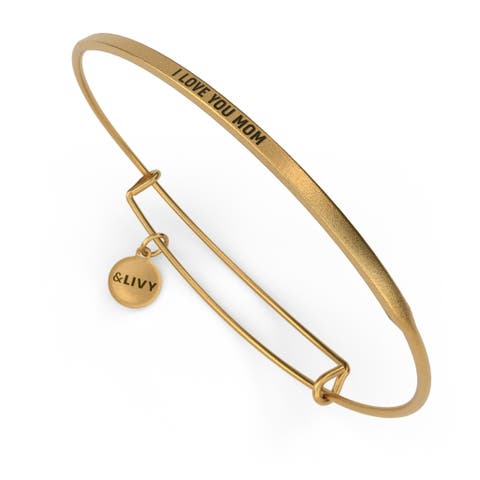 Posy Bangle Bracelet I Love You Mom