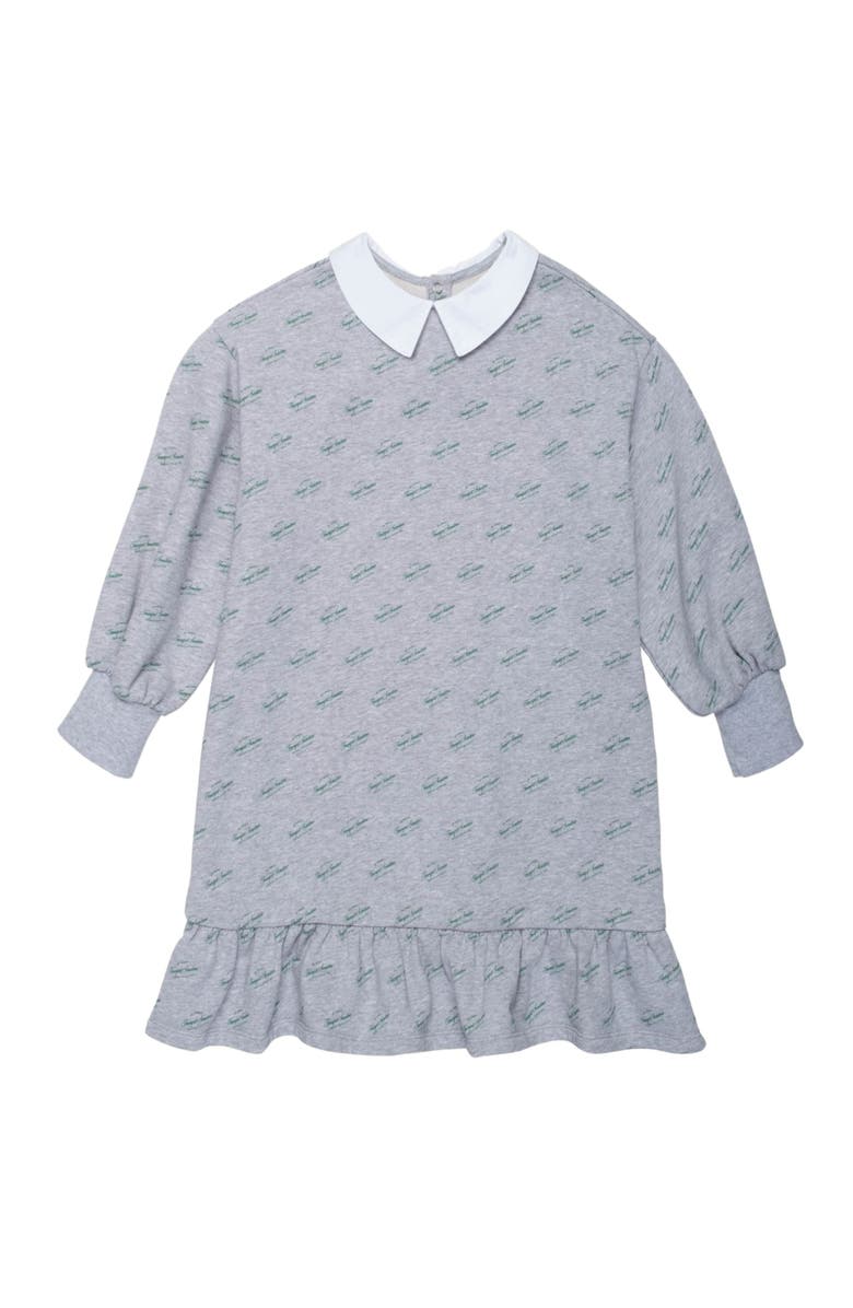 The Sunday Collective Organic Sweatshirt Dress, Main, color, Heather Grey