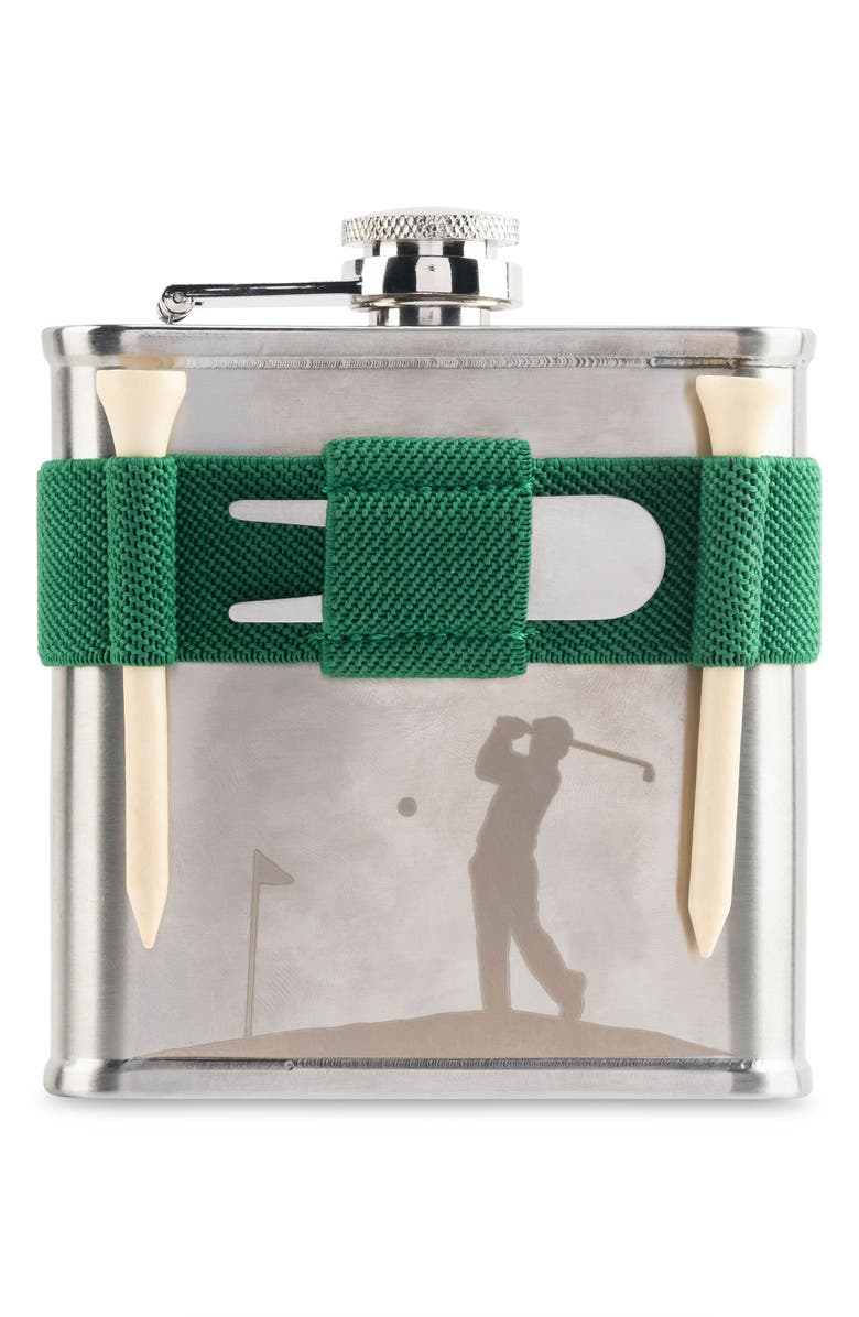 Kikkerland Design Golf Flask, Main, color, Multi