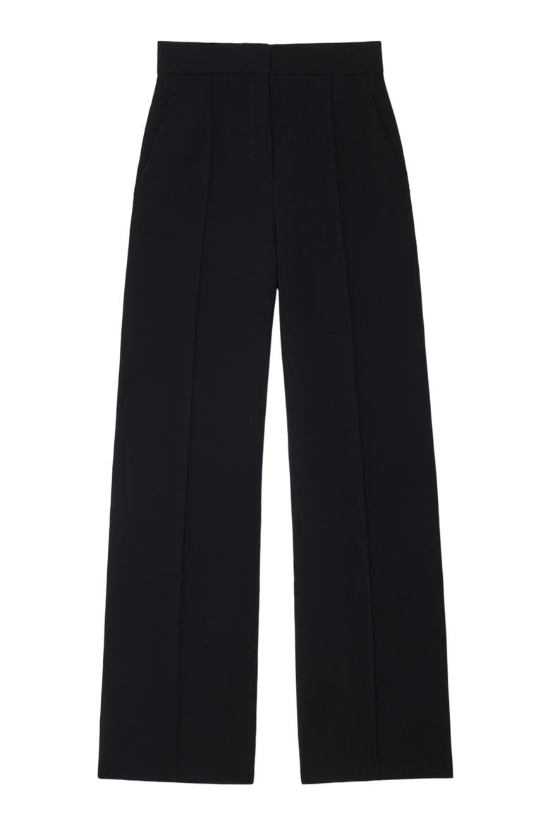 DOPPIO WIDE LEG PANT, Alternate, color, BLACK