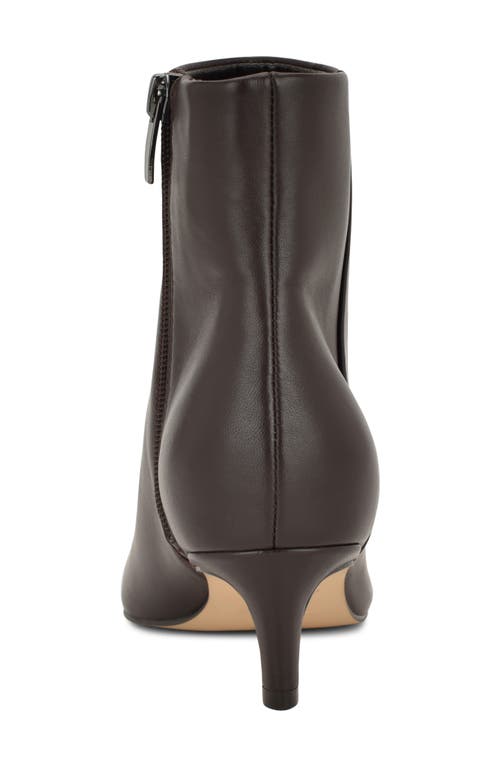 Nine West Brite Pointed Toe Kitten Heel Bootie In Multi