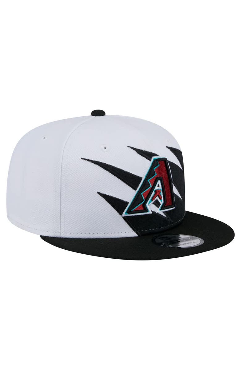 New Era Men's New Era Black/White Arizona Diamondbacks Jagged 9FIFTY Snapback Hat, Alternate, color, 
