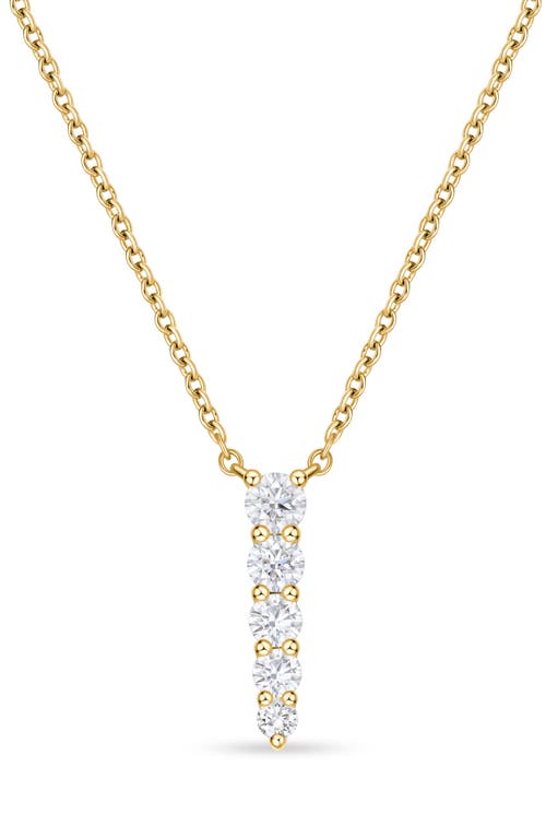 Memoire Mémoire Identity Diamond Pendant Necklace In Gold