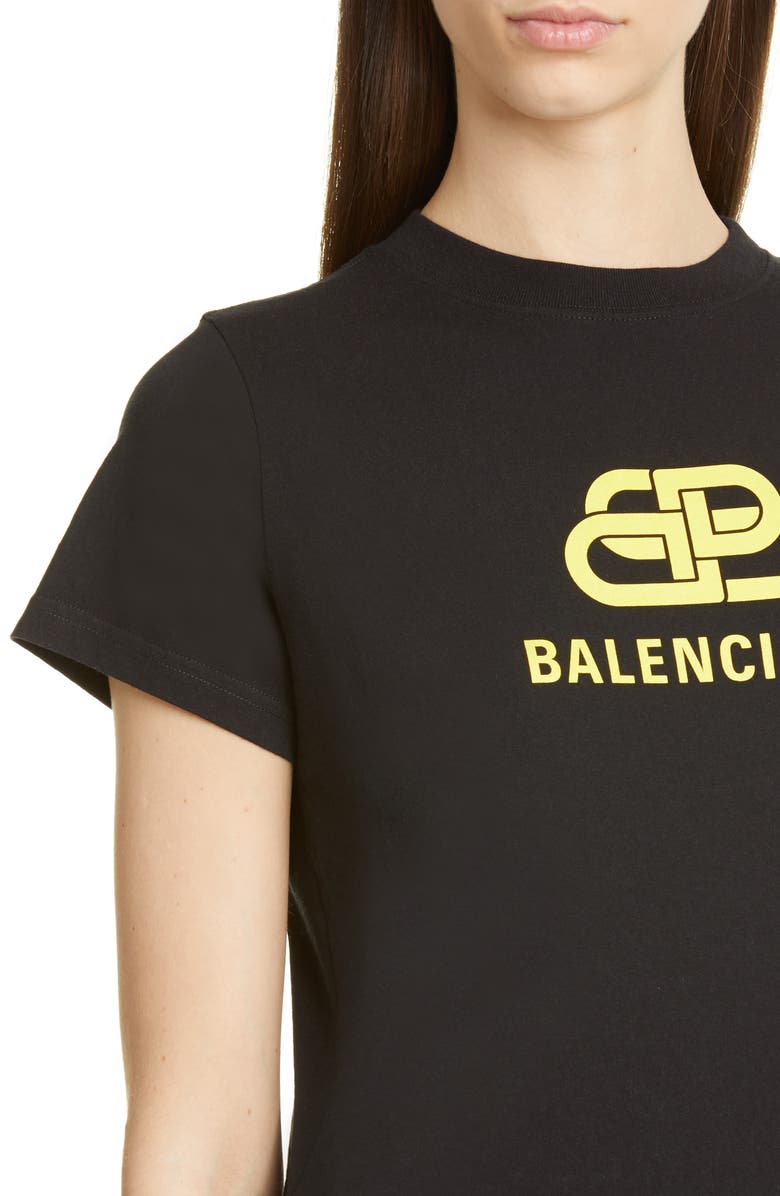 Balenciaga BB Logo Tee, Alternate, color, 