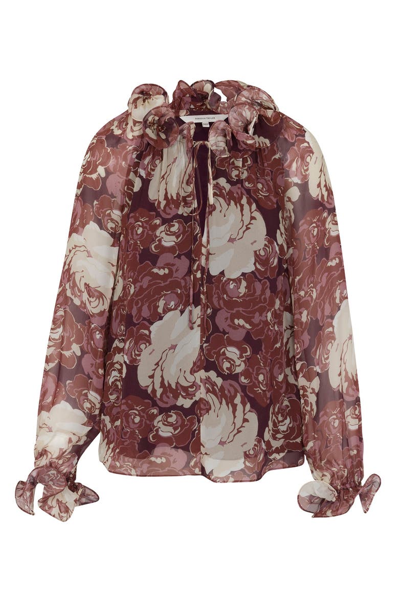 Sarita Long-Sleeve Top, Alternate, color, RAISIN COMBO