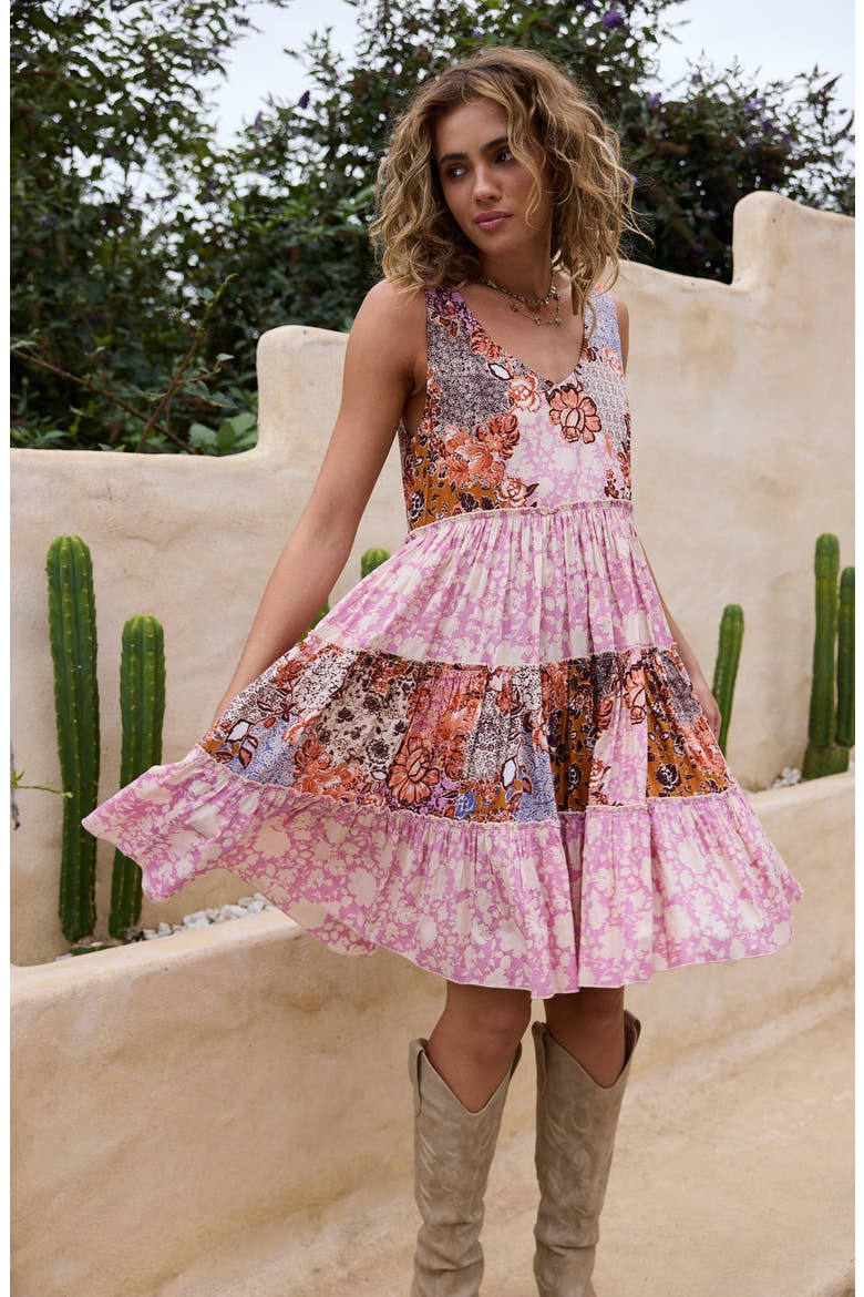 Lucky Charm Sleeveless Modal Dress, Alternate, color, DREAM WEAVER W MEADOW MUSE