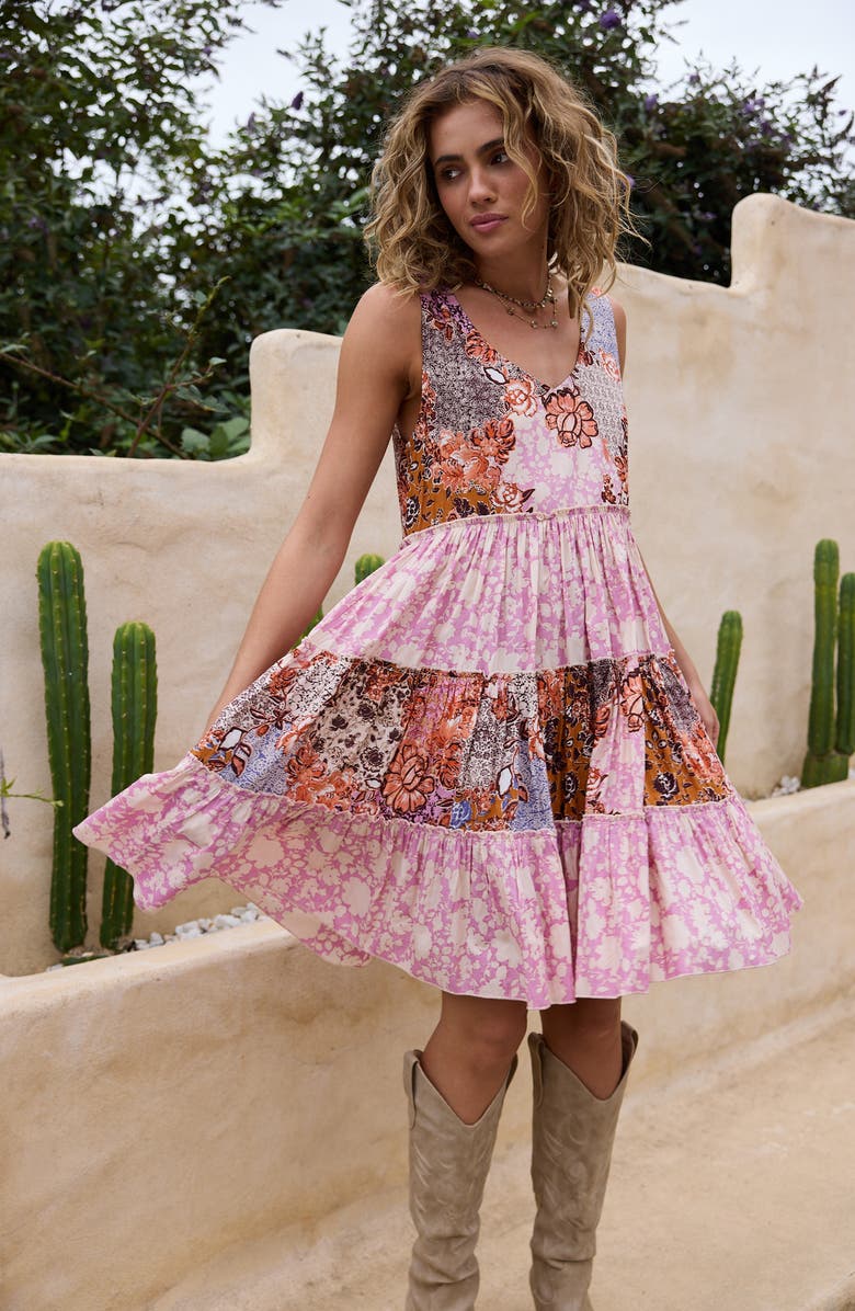 Talisman the Label Lucky Charm Sleeveless Modal Dress, Alternate, color, 