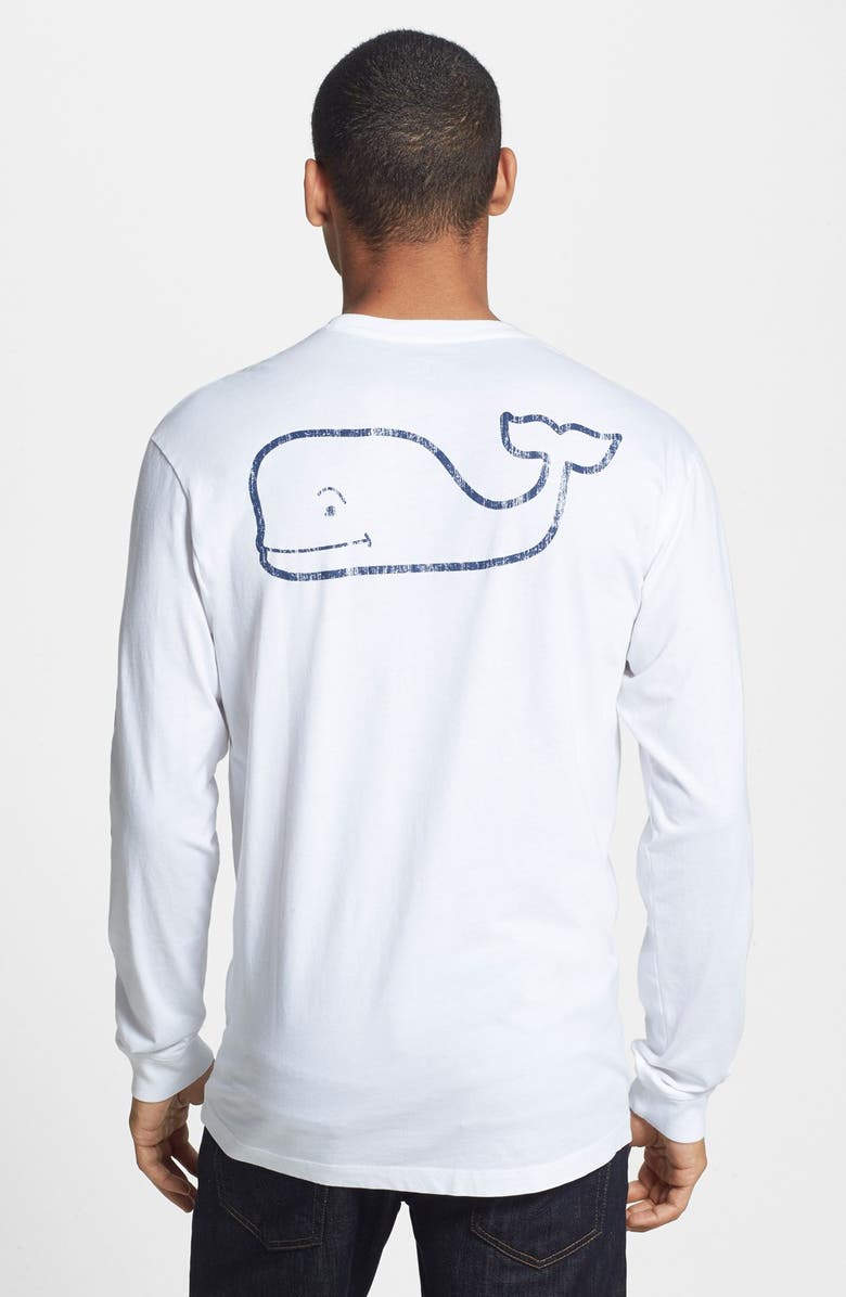 vineyard vines Whale Graphic Long Sleeve T-Shirt, Main, color, 