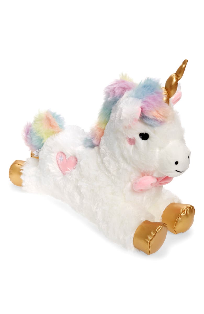 FAO Schwarz Musical & Light-Up Plush Unicorn, Main, color, 