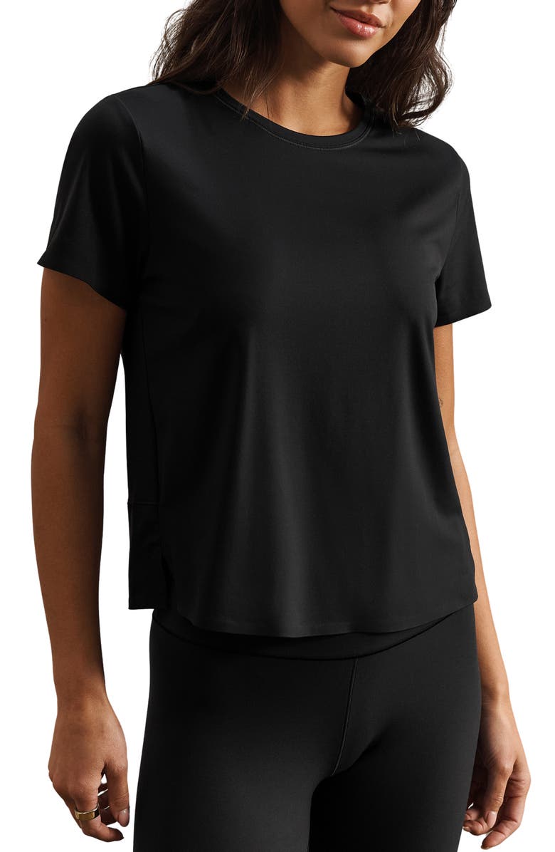 Rhone Serene Performance T-Shirt, Main, color, Pure Black