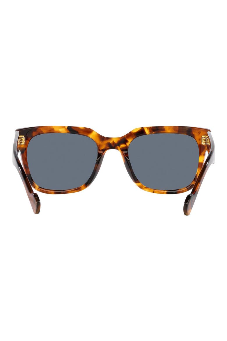 54mm Polarized Square Sunglasses, Alternate, color, TORTOISE