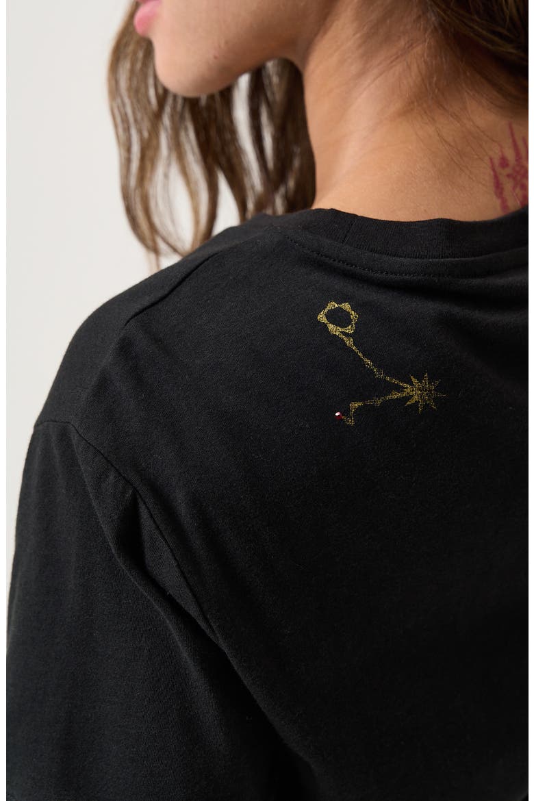 Pisces Mercury Graphic T-Shirt, Alternate, color, BLACK