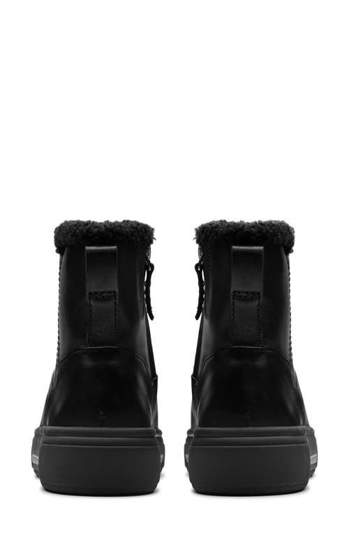 Clarks ® Hollyhock Lane Faux Fur Trim Boot In Black