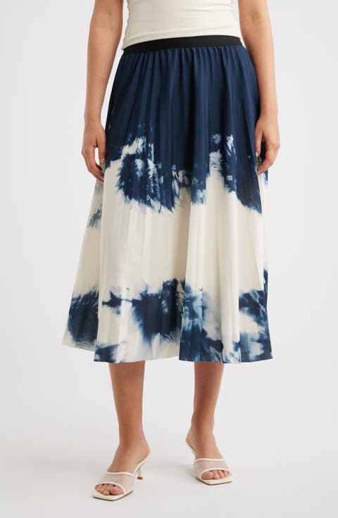 Robbie Print Midi Skirt