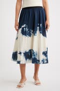 NIKKI LUND Robbie Print Midi Skirt