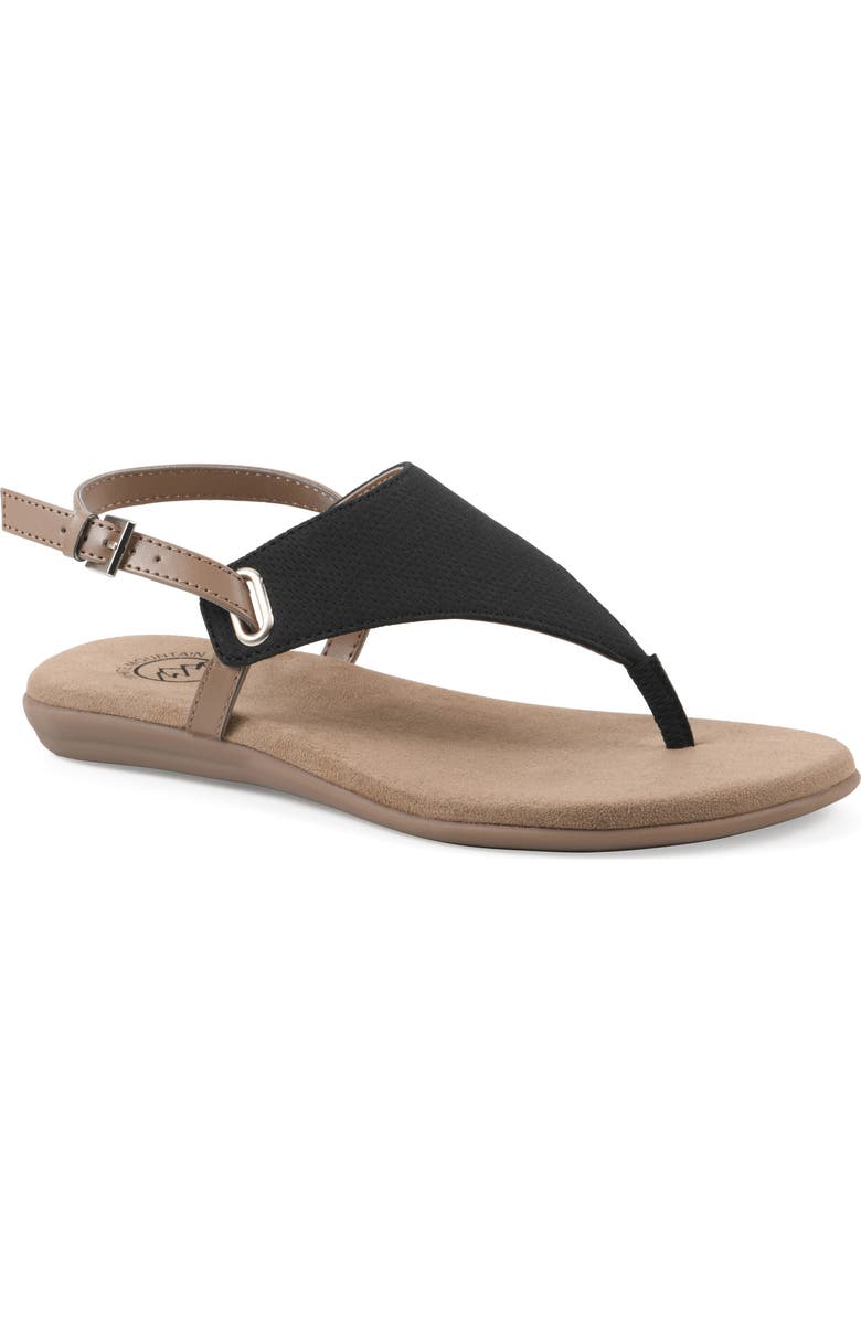 White Mountain Footwear <p>Lifted Slingback Sandal (Women)</p>, Main, color, Black/ Smooth
