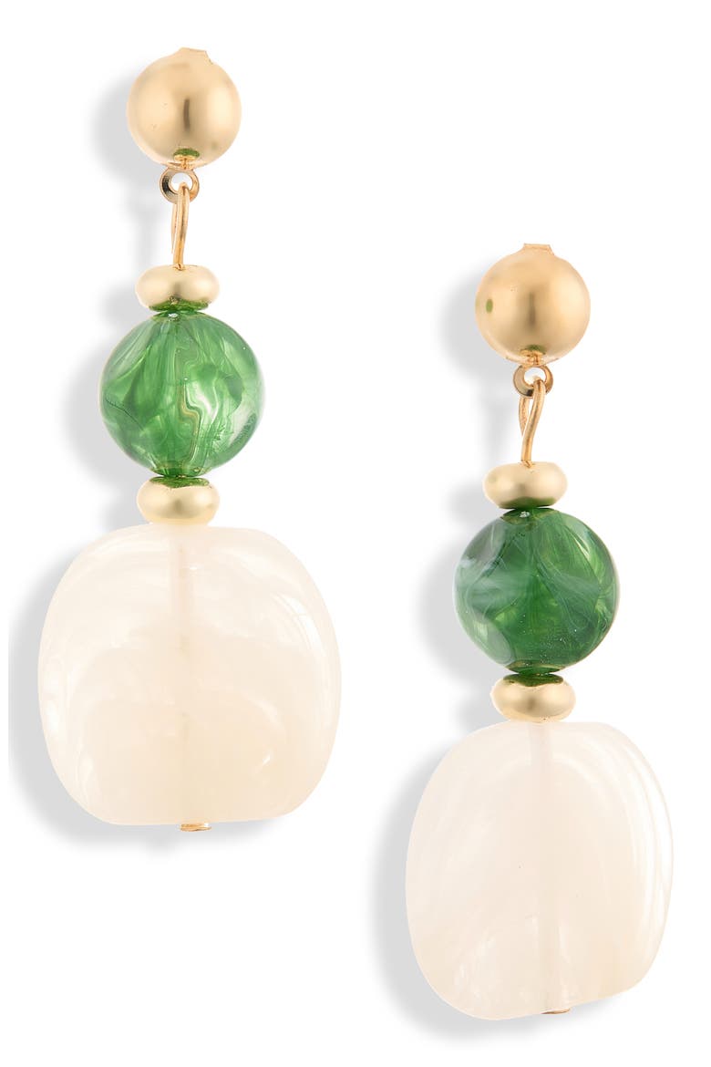 Drop Earrings, Main, color, IVORY MULTI