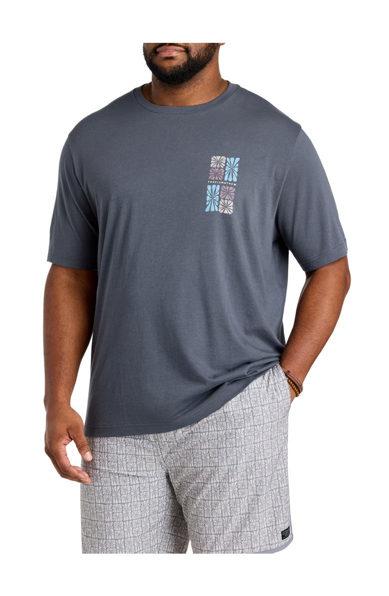 TravisMathew Fit By DXL Big & Tall Cabana T-Shirt, Main, color, Ebony