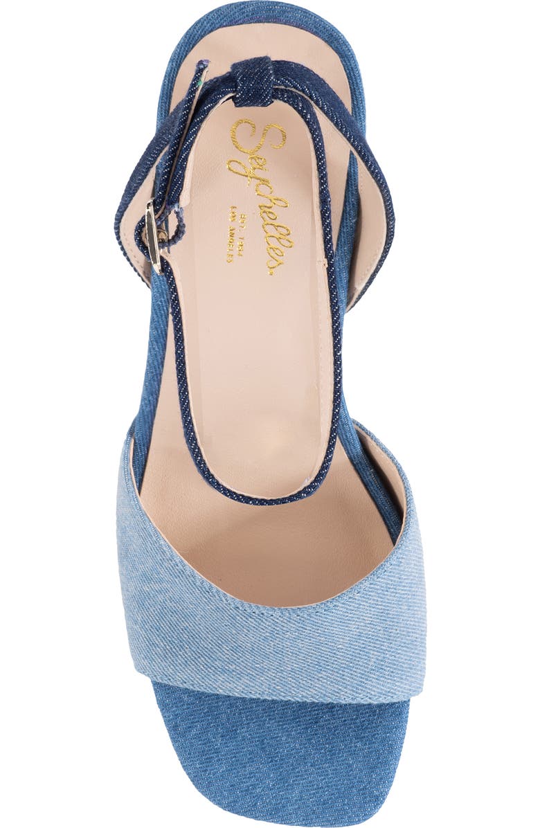 Seychelles Simple Pleasures Ankle Strap Sandal, Alternate, color, Indigo