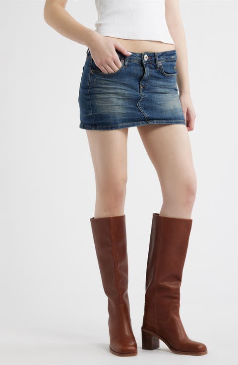 Ultra Denim Miniskirt