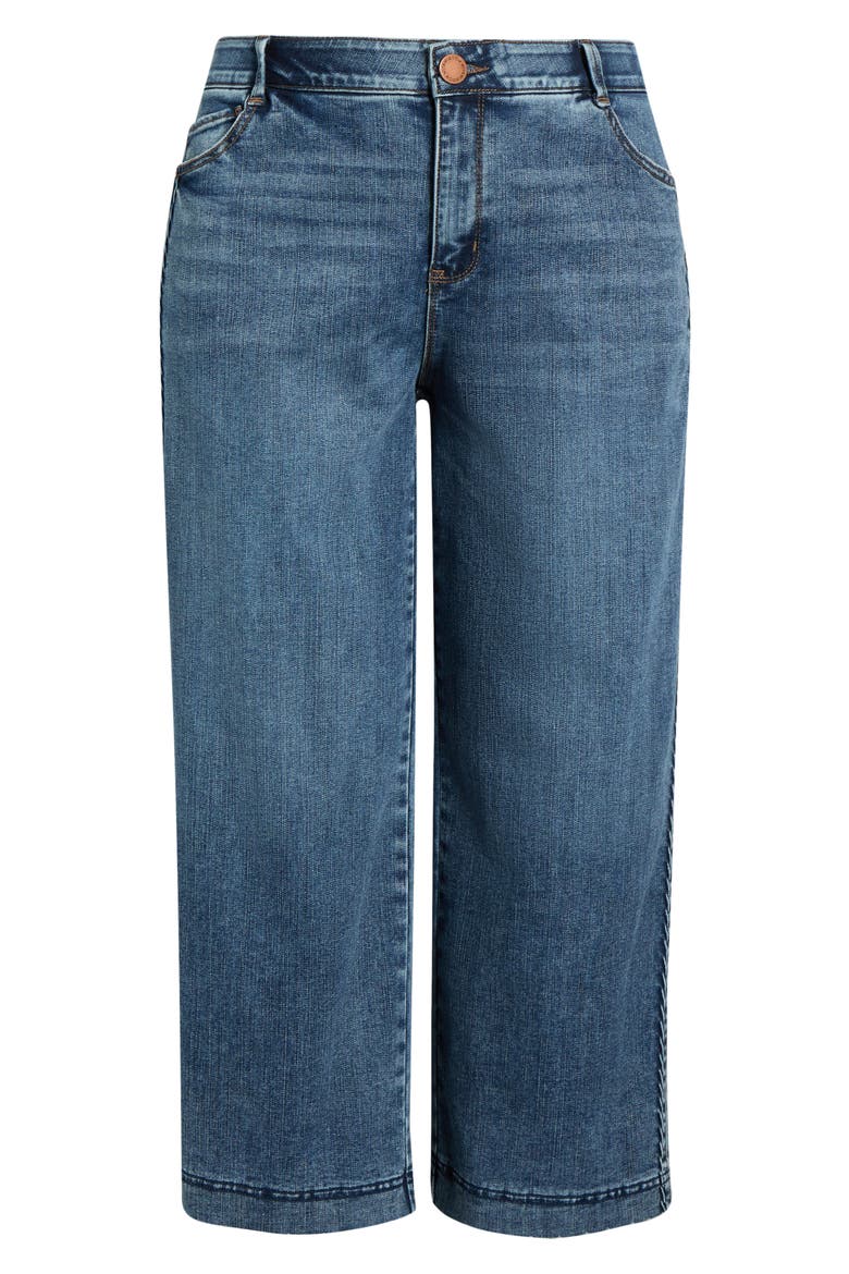 Gracie Skyrise Double Side Seam Wide Leg Jeans, Alternate, color, BLUE ARTISANAL