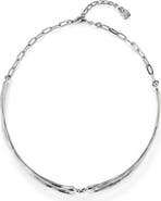 UNODE50 Choker Necklace With White Topaz