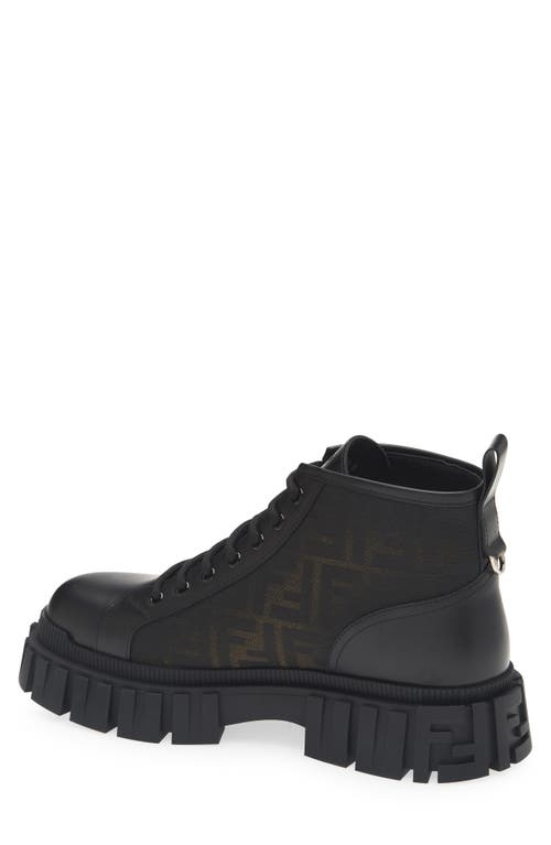 Fendi Force Biker Boot In Black