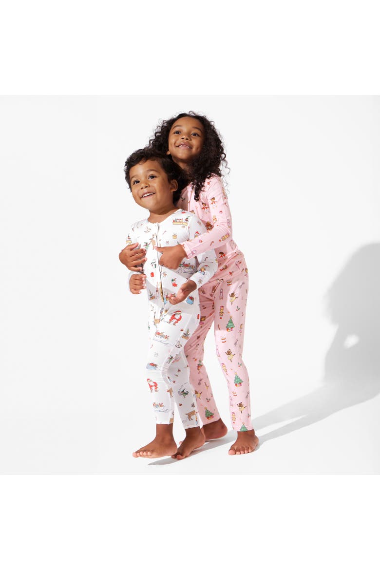 Kids' Nutcracker Pink Set of 2 Piece Pajamas, Alternate, color, Nutcracker Pink