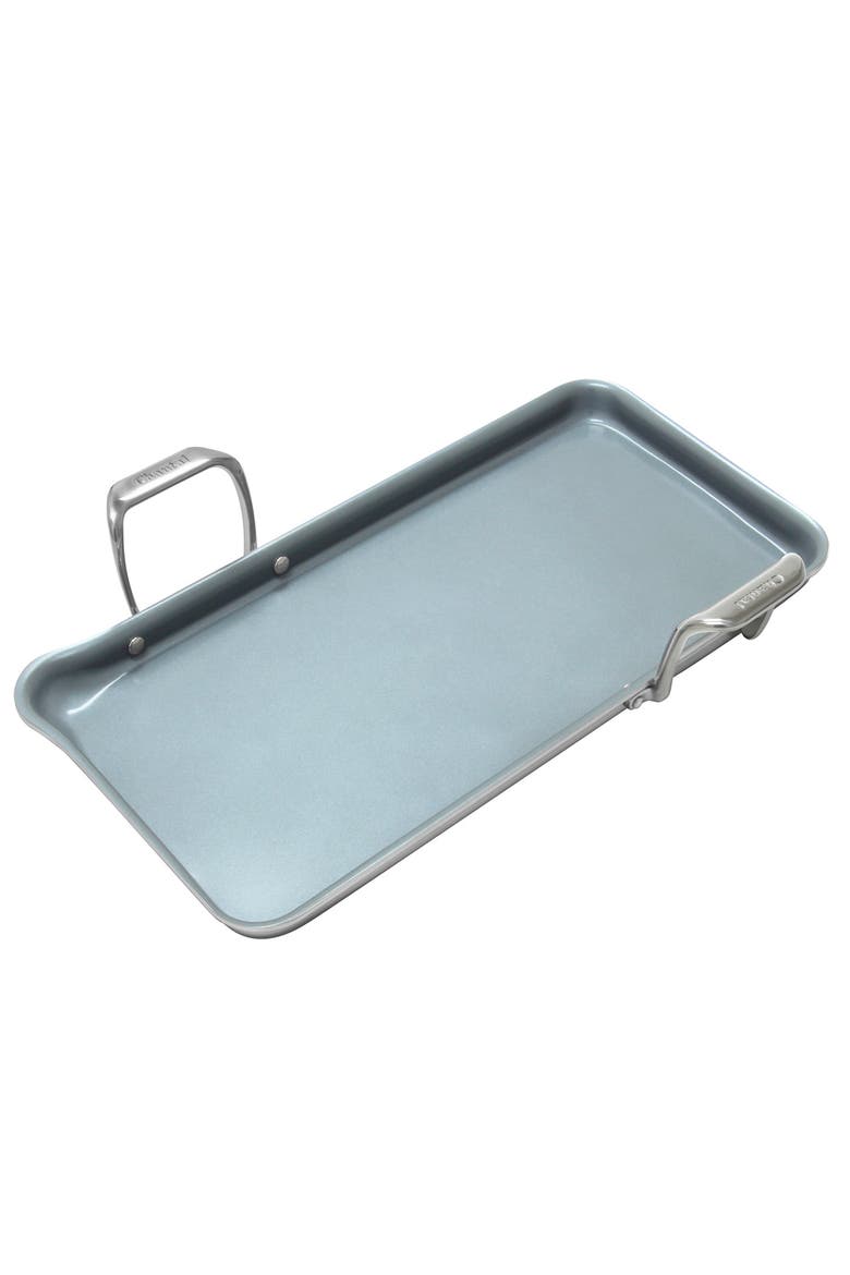 Induction 21 Tri-Ply Griddle w/ Ceramic Coating - 19.09" x 9.52", Main, color, Silver