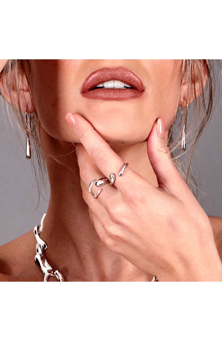 Lucy Quartermaine Open Luna Ring, Alternate, color, Gold Vermeil