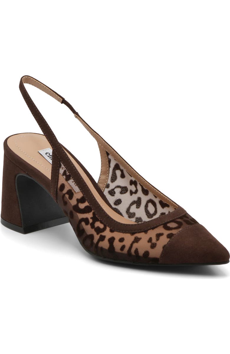 Charles by Charles David Afrika Slingback Pump, Main, color, Dark Chocolate