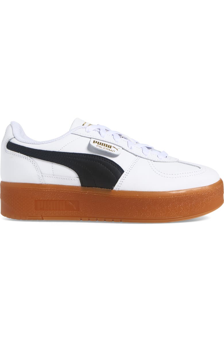 PUMA Palermo Elevata Platform Sneaker, Alternate, color, Puma White-Gum