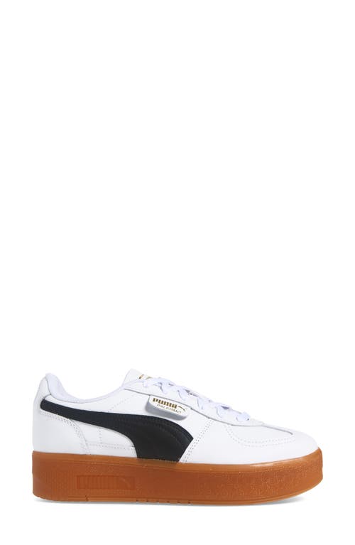 Shop Puma Palermo Elevata Platform Sneaker In White-gum