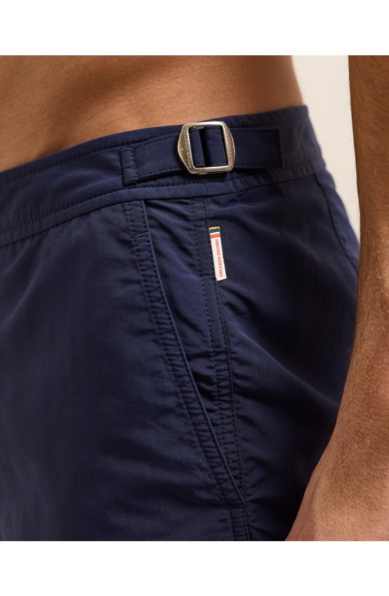 Orlebar Brown Bulldog Mid-Length Swim Shorts, Alternate, color, Navy