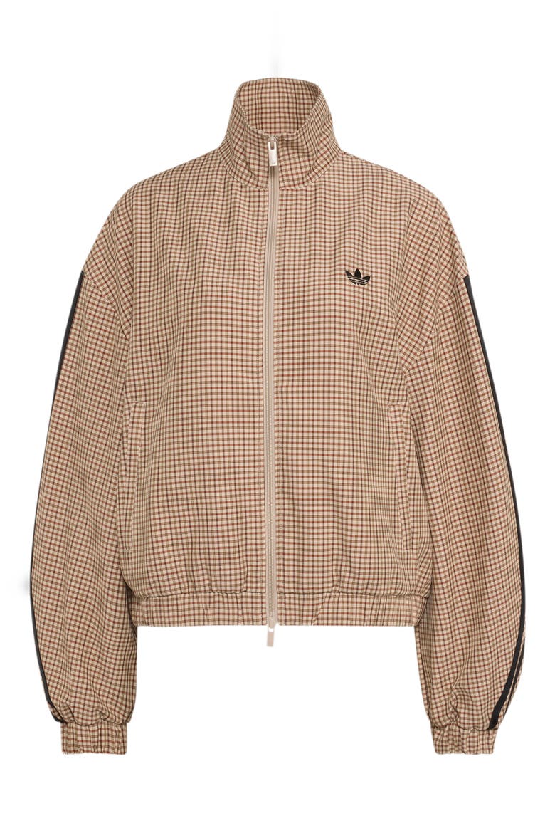 Checks Track Jacket, Main, color, WONDERBEIGE