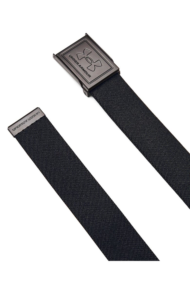 Under Armour Drive Reversible Stretch Web Belt, Main, color, 001 Black