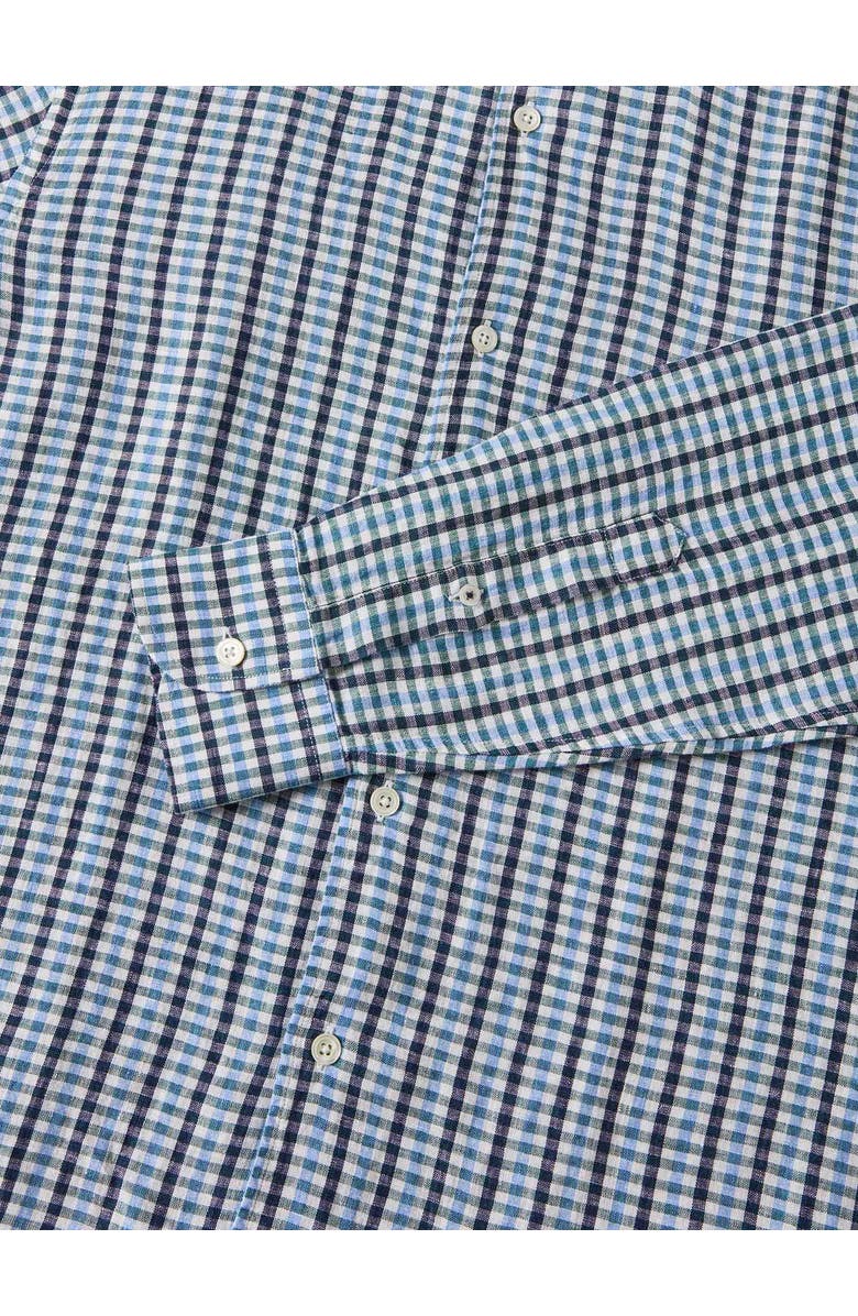 Robert Talbott Morgan Multi Check Linen Shirt, Alternate, color, 