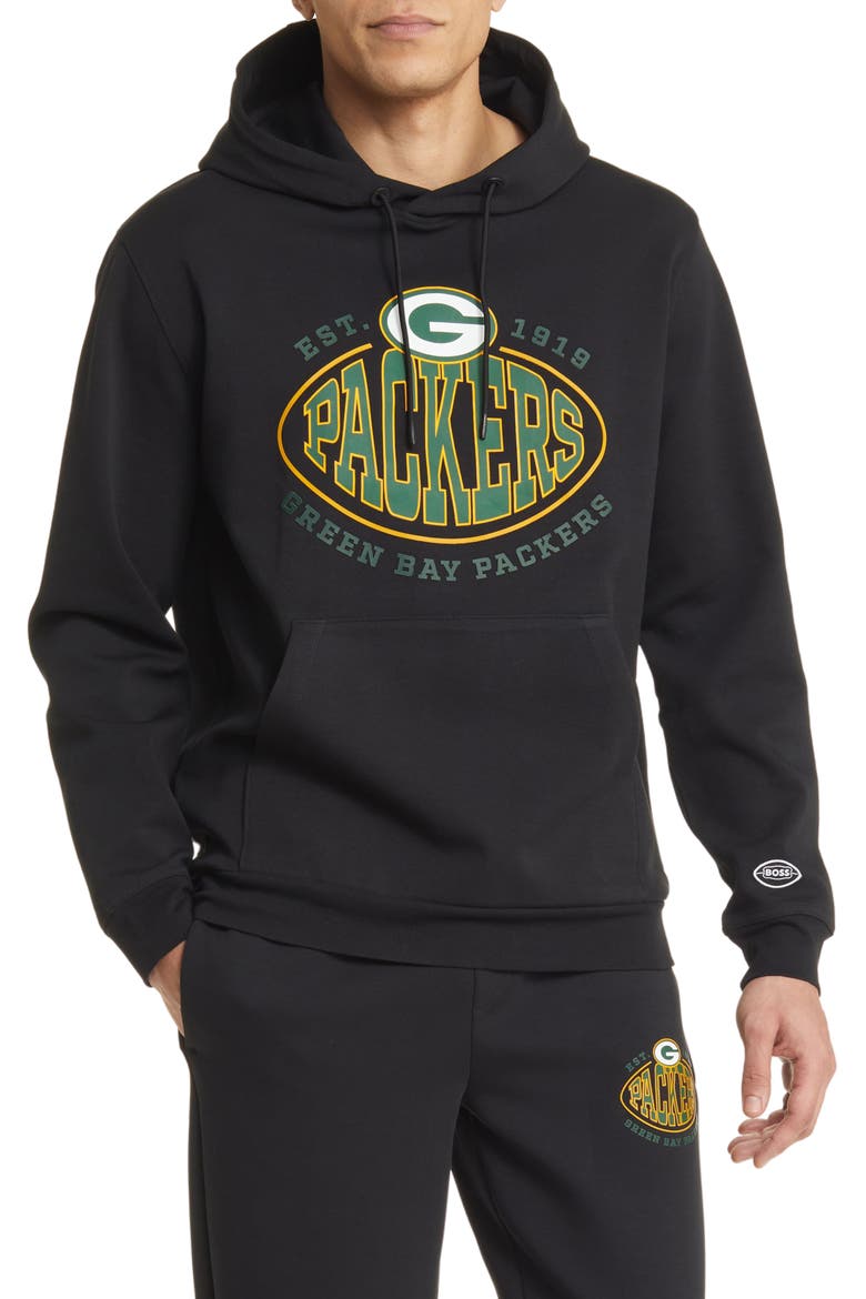 x NFL Touchback Graphic Hoodie, Main, color, GREEN BAY PACKERS BLACK