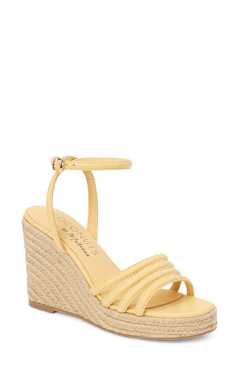 Sunnie Espadrille Ankle Strap Platform Wedge Sandal (Women)