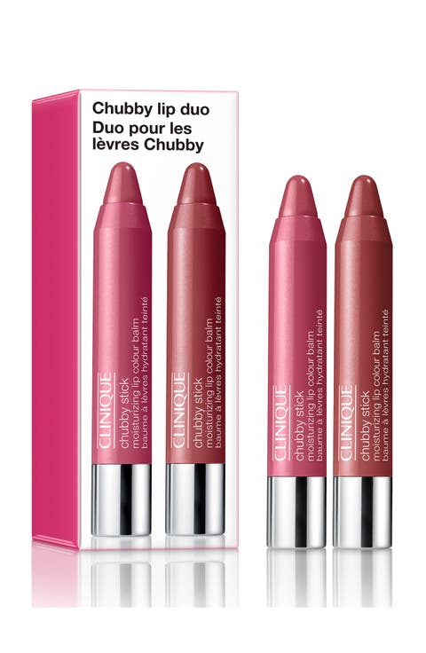 Chubby Stick™ Moisturizing Lip Color Balm Duo $50 Value