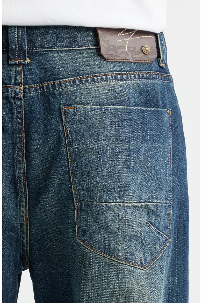 Relaxed Straight Leg Jeans, Alternate, color, UNIQUE BLUE